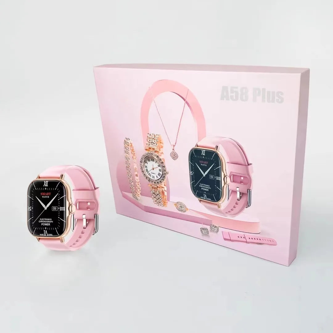 A58 Plus Smartwatch: 6-in-1 Functionality