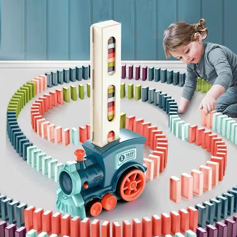 Fun Domino Train with Lights & Sound