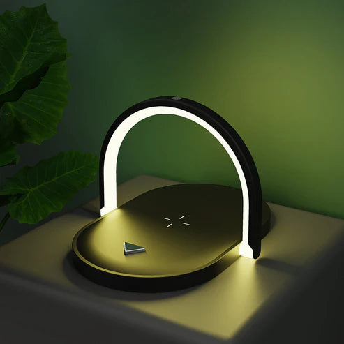 3 In 1 Foldable Wireless Charger, Table Lamp 15W Fast Charging Light