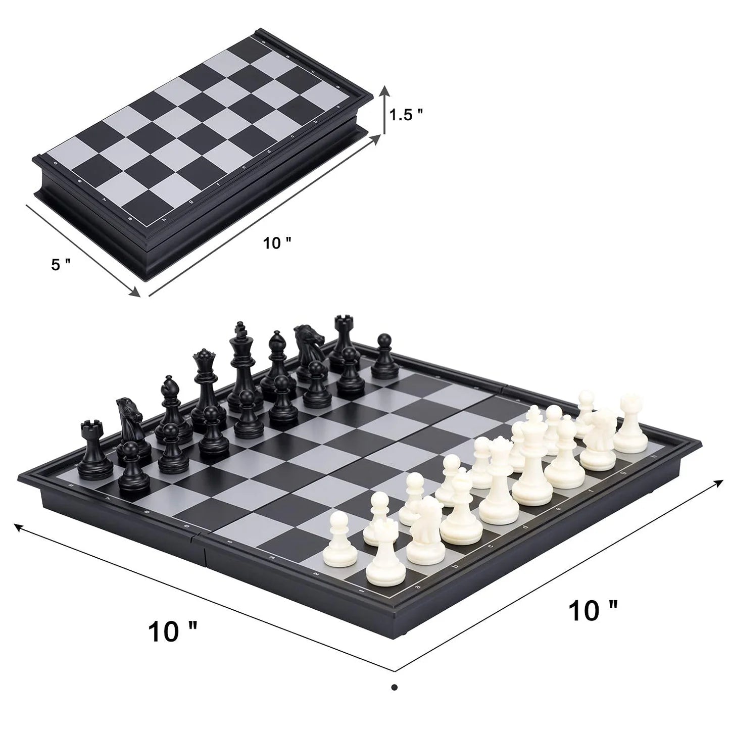 Magnetic & Folding Chess Set
